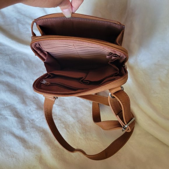 Fossil Tan Crossbody Bag - Picture 3 of 5